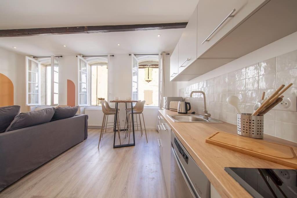 Apartmán Les Arches - Belle Decoration - Wifi - Ac Clim Villeneuve-lès-Avignon Exteriér fotografie